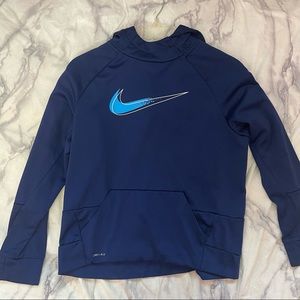 Blue Authentic Nike Hoodie Boys XL